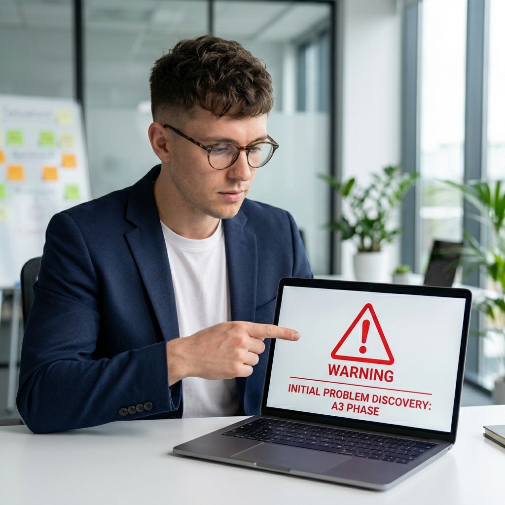 Mark using AI coaching to identify problems