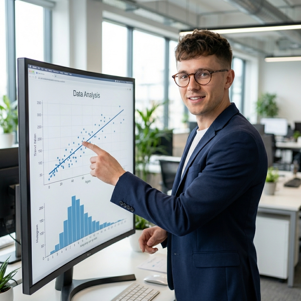 Mark analyzing savings data